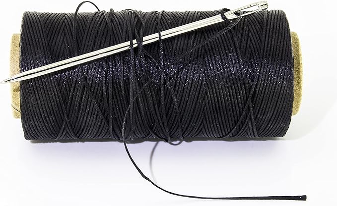 12" Upholstery Large Eye Long Needle Apply to Home or Work Hand Sewing Tapestry Embroidery (12 inch + 2 Leather)