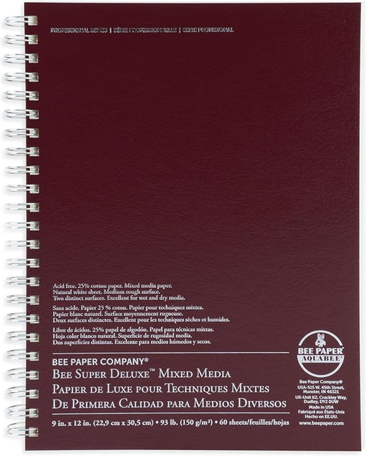 Bee Paper Super Deluxe Sketch Pad, 6-Inch L by 9-Inch H