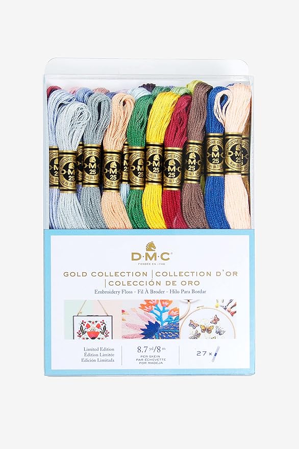 DMC Embroidery Floss Pack 8.7yd, Gold Limited Edition 27/Pkg
