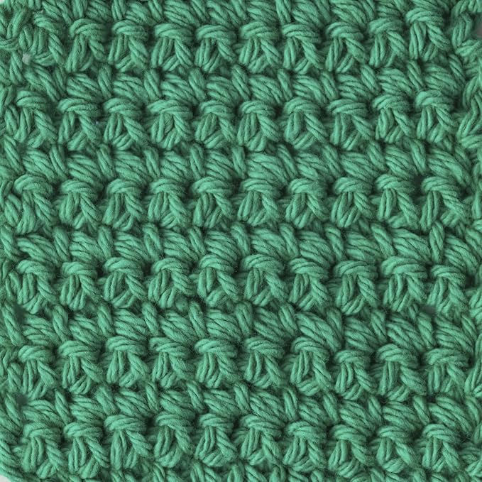 Lily Sugar'n Cream 100% Cotton Yarn 6-Pack Bundle with Bella's Crafts Stitch Markers (Greens)