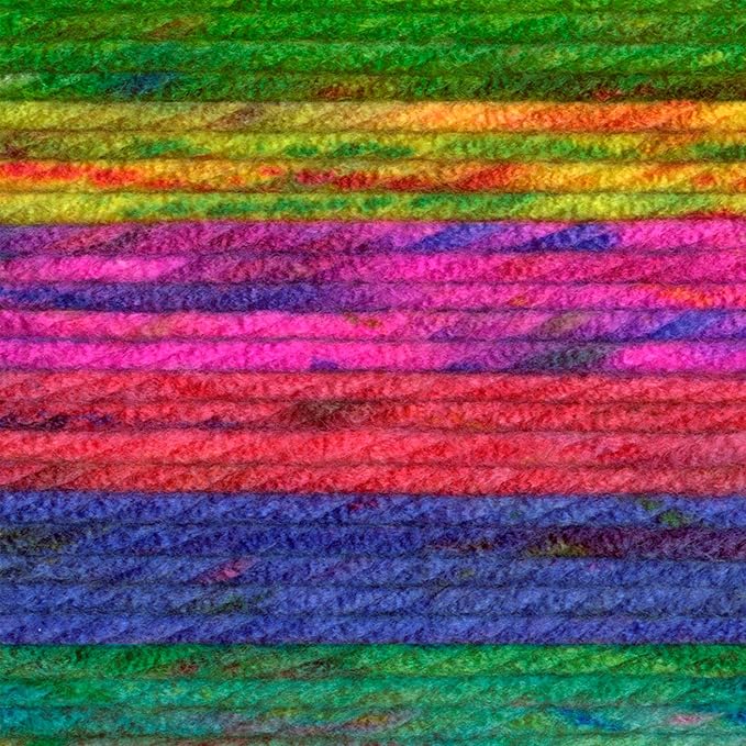 Lion Brand Yarn, Mandala Thick & Quick Bulky Yarn, Swirl, 1 Cake