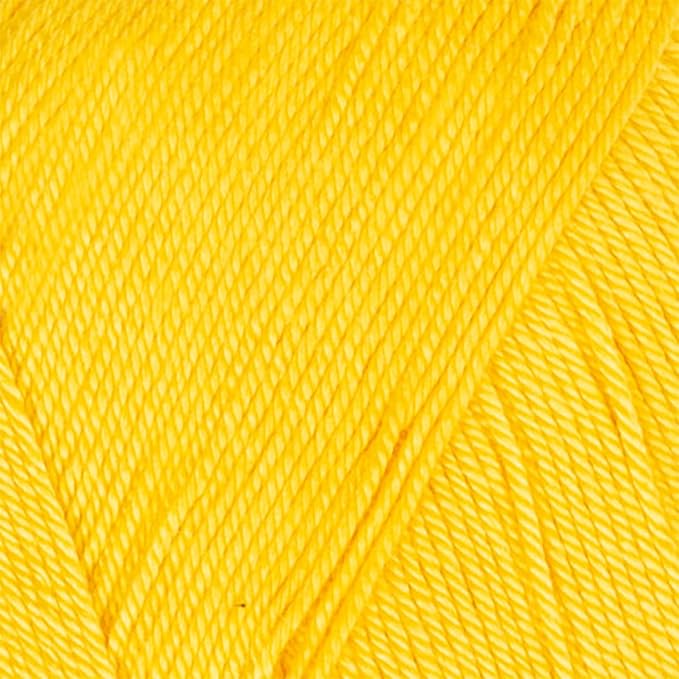 Estako Dream, (4 Skeins Pack) 100% Microfiber Acrylic Yarn, Soft, Super Fino/Fingering Weight (1) for Crochet and Knitting (4 x 3.5 Oz) / (4 x 382 Yrds) (72042 - Yellow)