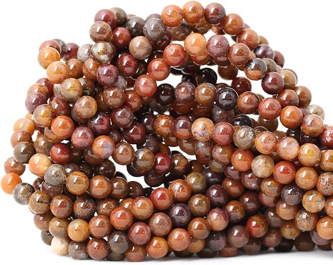 60PCS 6mm Natural Aqua Nueva Agate Round Loose Beads DIY Bracelet Necklace Materials 1 Strand 15"