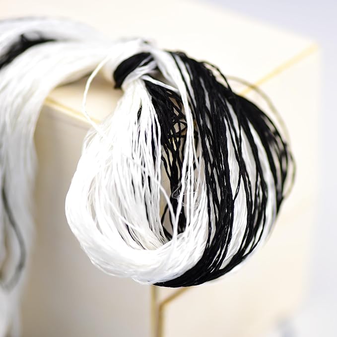 4 Skeins Mulberry Silk Floss Embroidery Thread Floss-Cross Stitch Threads China Silk Woven Jewelry Threads DIY Sewing Kits (19)