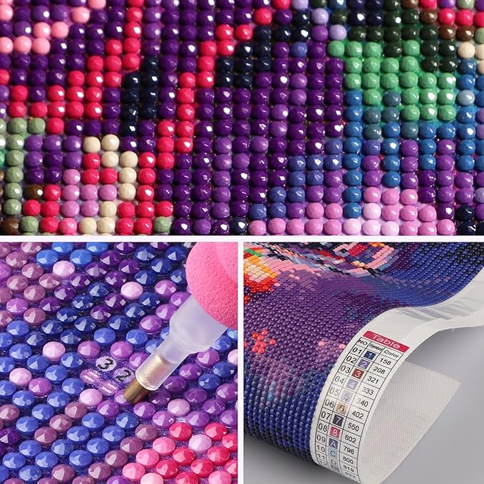 SENQAO Dragon Diamond Painting Kits for Adults, Dragon Diamond Art Kits Animal Diamond Art with Full Drill Round Diamonds, Dragon Diamond Dots Art Kits for Home Wall Decor 12X16inch