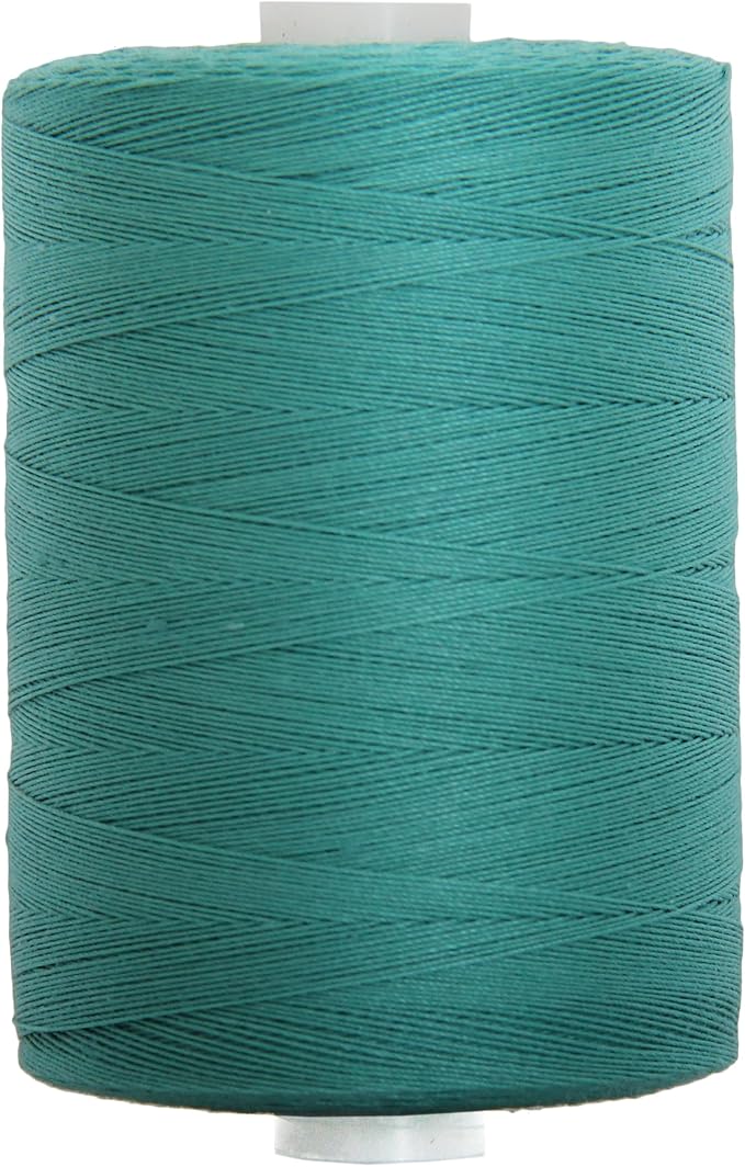 Threadart 100% Cotton Thread | for Quilting, Sewing, and Serging | 1000M Spools 50/3 Weight | Teal 3848