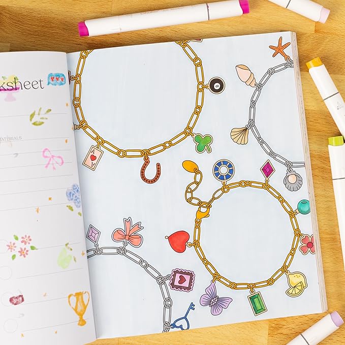 Elyse Breane Design, Put A Bow On It Coloring Book, 8.5x10 inches, 40 Coloring Pages