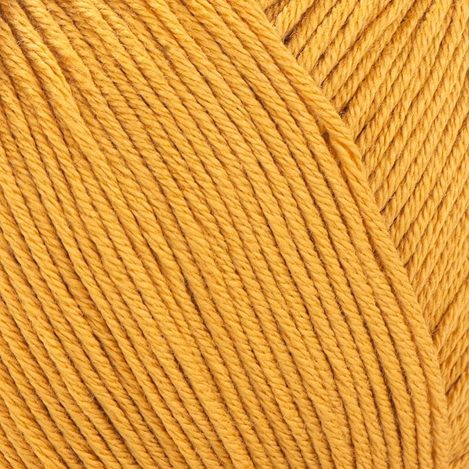 YarnArt Baby Cotton Yarn 4-Pack – Soft Knitting Yarn for Baby & Summer, 50% Cotton 50% Acrylic, 1.76 Oz Each, 180.44 Yds/Skein – Ideal for Amigurumi & Crochet Projects (433)