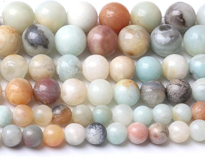 4MM 88PCS Fancy Stone Beads for Jewelry Making DIY Gemstone Round Crystal Bracelet Necklace