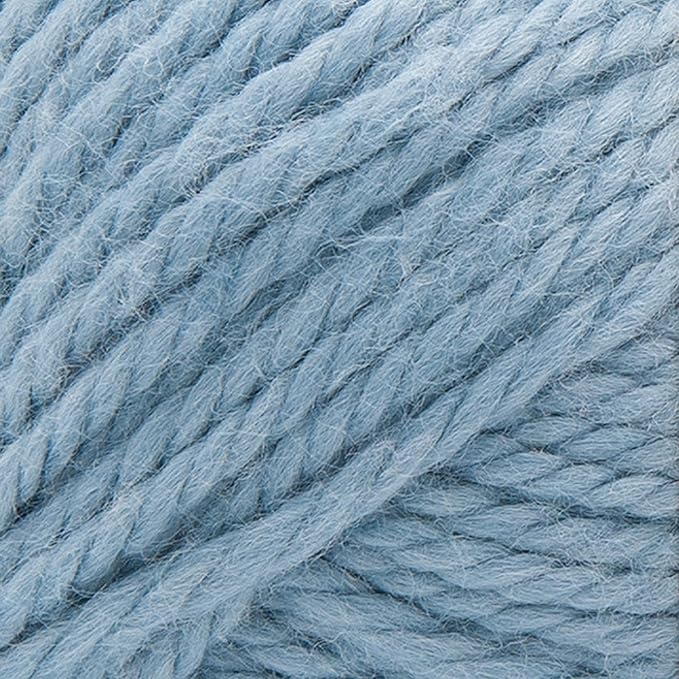 Lion Brand Yarn, Re-Spun Thick & Quick Super Bulky Yarn for Knitting, Crochet, and Crafts, Faded Denim, 3 Pack, Soft Fiber for Chunky Blankets, Bulky Throws, and Cozy Sweaters