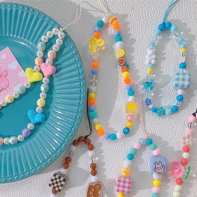 120 Pcs Acrylic Assorted Beads Mix Color Flower Heart Butterfly Candy Beads Pastel Beads Candy Color Plastic Beads Cute Round Beads Bulk for Bracelets Jewelry Making Necklaces DIY Crafts