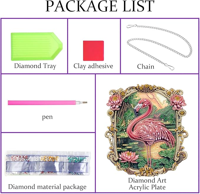 Pavemlo Hanging Diamond Art Kits for Adults Bird – 8x8 Inch Double-Sided Acrylic Board DIY Crystal Diamond Suncatcher Pendant, Sparkling Home Wall or Window Decoration Handmade Gift