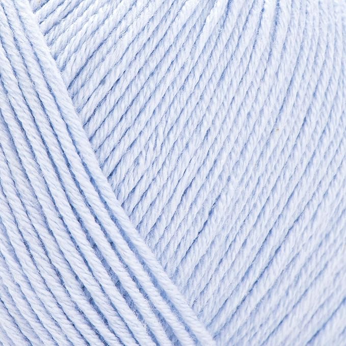 YarnArt Baby Cotton Yarn - Soft Knitting Yarn for Baby & Summer, 50% Cotton 50% Acrylic, 1.76 Oz, 180.44 Yds, Ideal for Amigurumi & Crochet Projects (1, 450)