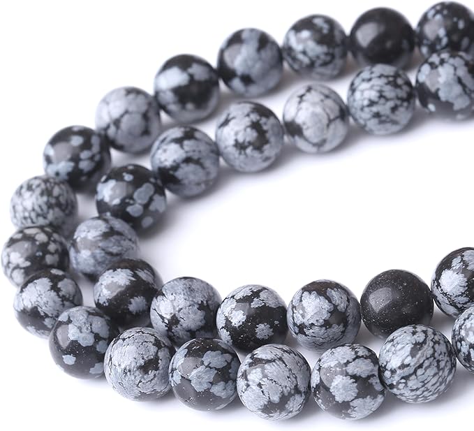 4MM 88PCS Snowflake Stone Bead Gemstone Round Crystal Jewelry Making DIY Bracelet Necklace Jewelry Making