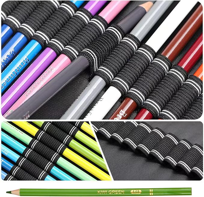 Green Colored Pencils,Oil Based Wooden Colored Pencil Set for Adults Coloring Books Drawing Sketching Art Supplies 24 Color