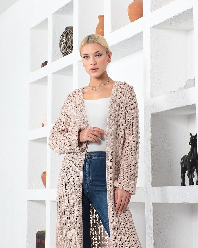 Estako Dream, 100% Microfiber Acrylic Yarn, Soft, Super Fino/Fingering Weight (1) for Crochet and Knitting 3.5 Oz (100g) / 382 Yrds (350m) (73046 - Red)