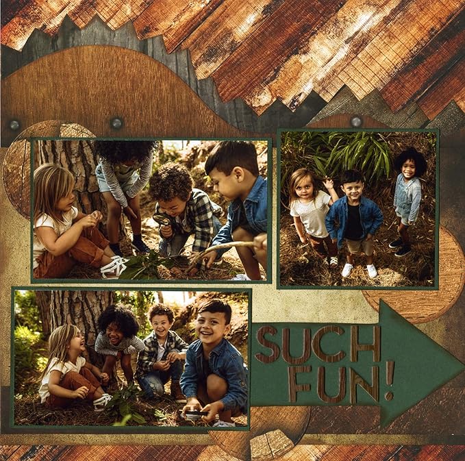 Reminisce Elegant Woods Scrapbook Collection Kit