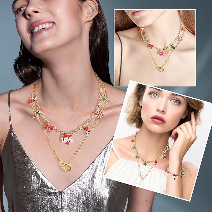 16 Pack 4mm 18K Gold Plated Paperclip Charm Necklace Chains Bulk for Jewelry Making 18Inch 18K Gold Plated and Stainless Steel Necklace Chain with 2 Inch Extension Chain for Women