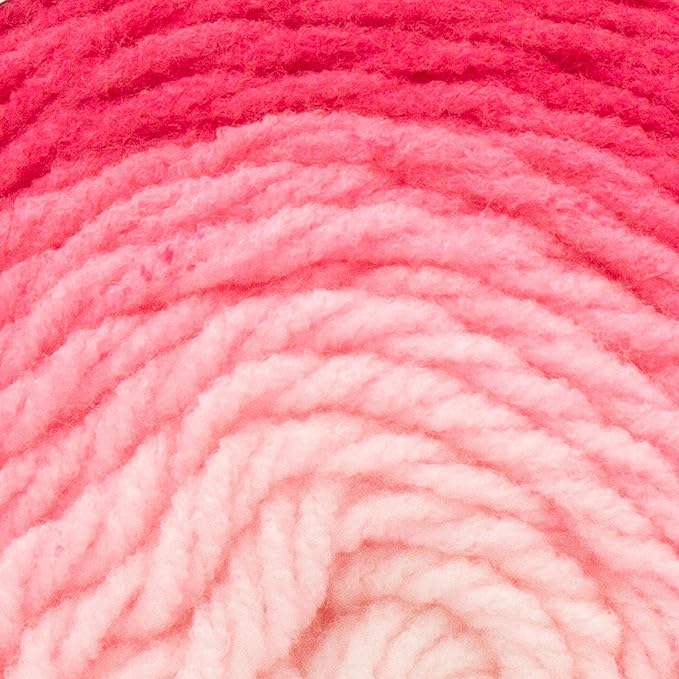 Lion Brand Yarn Mandala Gradient, Multicolor Yarn for Knitting, Crochet and Crafting, Hot Pink, 1 Pack