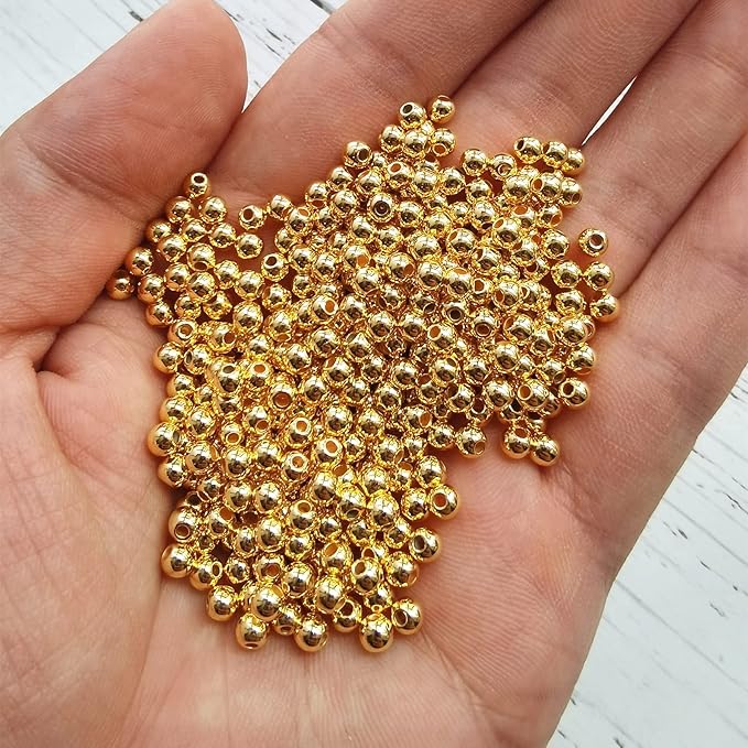 Amaney 2000pcs Beads Kits,Letter Beads and Gold Spacer Beads for DIY Bracelet Necklace Craft Jewelry Making Colorful