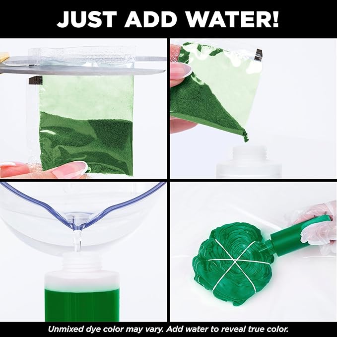 Tulip One-Step Tie-Dye Kit Dye Refill Packs, Green