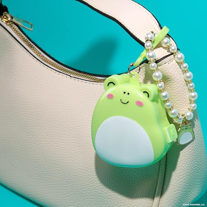Original Squishmallows Wendy The Frog Bracelet Kit, Makes 3 Accessories, Fun Beads and Charms, Bonus Keychain, Friendship Jewelry Making Set, Gifts for Girls, Craft Kits, Arts and Crafts for Kids