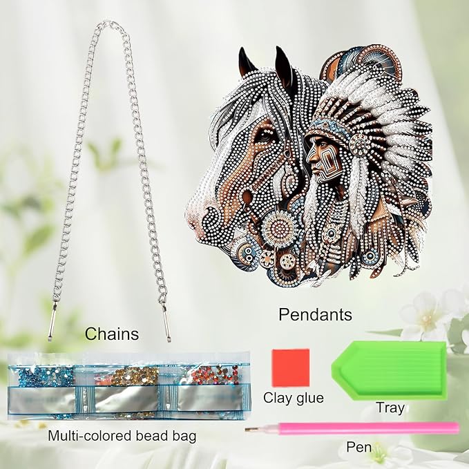 JZHYOAN HoDiamond Art Window Pendants Home Garden Wall Hanging Kits Acrylic Ornaments Craft Kits Crystal Art Diamond Painting Arts Hanging Kit Wind Chimes with Diamonds Cross Stitch Ornament