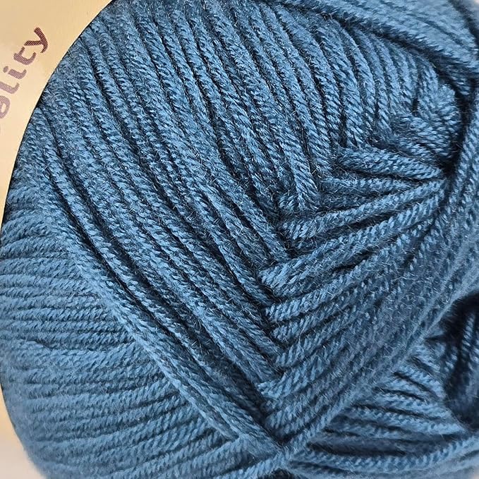10-Pack of Yonkey Monkey 500 Grams Yarn - 70% Rayon derived from Bamboo, 30% Cotton - Imported - Cowboy Blue 9030