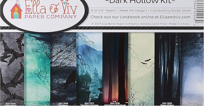 Ella & Viv by Reminisce EAV-1023 Dark Hallow Scrapbook Collection Kit