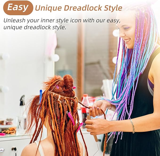 3 PCS Dreadlock Crochet Hooks for Hair 0.75mm 0.5mm 1mm Needle Tip Needle Tool for Braid Craft Weaving Crochet Hooks Tool for Hair
