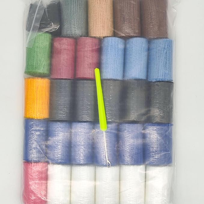 Howie's Latch Hook Kits for Adults, DIY Halloween Latch Hook Kit Rug Crochet Yarn, Color Preprinted Pattern Embroidery Decoration(Halloween Owls, 19.69 x 14.96 inch)