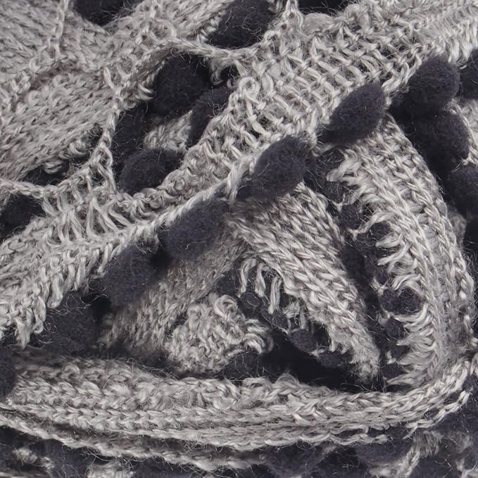 JubileeYarn Fishnet Pom Pom Yarn - 50g Mini Bonbons - Whirlwind - 6 Skeins