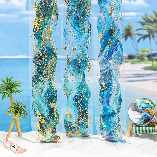 PET Tape Stickers for Journaling Supplies,6 Rolls Watercolor Holographic Journal Stickers for Scrapbooking,Junk Journal Supplies,Planner,DIY Crafts (Future)