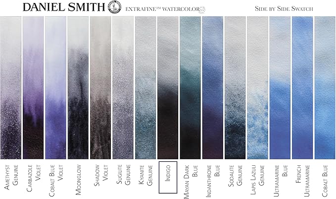 Daniel Smith Extra Fine Watercolor Paint, 5ml Tube, Indigo, 284610046, 0.17 Fl Oz (Pack of 1)