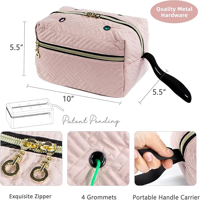 Small Crochet Bag Organizer - Knitting Bag - Yarn Storage Organizer - Yarn Bag for Crocheting - Yarn Holder for Crochet Accessories, Knitting Needles, Crochet Hooks, Knitting Gifts