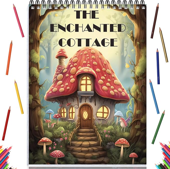 Adult Coloring Book for Women Relaxation, Adult Coloring Book Spiral Bound, One Sided Design 30 Premium Quality Thick Paper (No Bleed), Mindfulness Gifts for Women to Relieve Anxiety