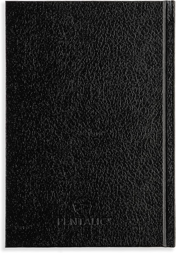 Pentalic - 5.5"x 8" Hardbound Sketchbook, 110 Sheets, Black