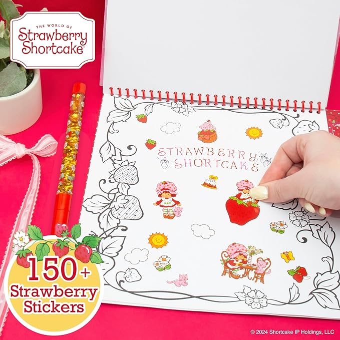 Strawberry Shortcake Doodle Sketchbook, 20-Page Cute & Small Sketchbook, Cute Coloring Book, Strawberry Shortcake Accessories and Toys, Strawberry Shortcake Coloring Book