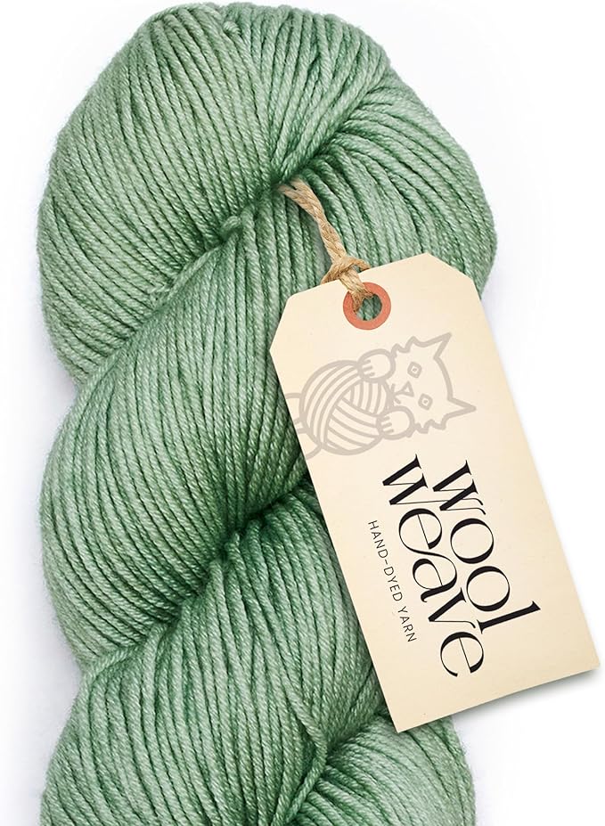 Superwash Merino Wool Yarn for Knitting & Crocheting - Premium Hand Dyed, 100gr, 240 Yards Medium Weight - Luxurious, Soft & Durable Yarn