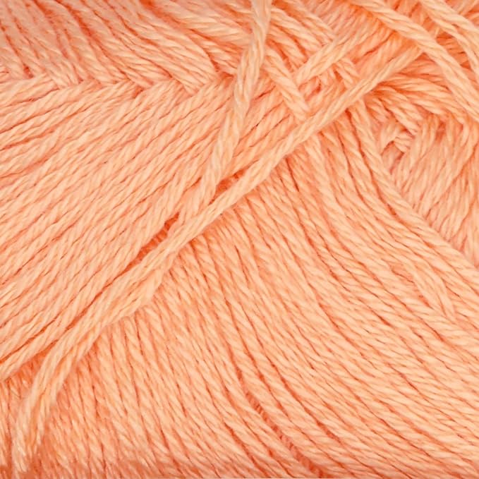 JubileeYarn Baby Soft Bamboo Cotton Yarn - 50g/Skein - Peach Cobbler - 4 Skeins