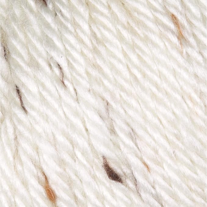 Caron Simply Soft Tweeds Yarn, 5 oz, Gauge 4 Medium, Off White