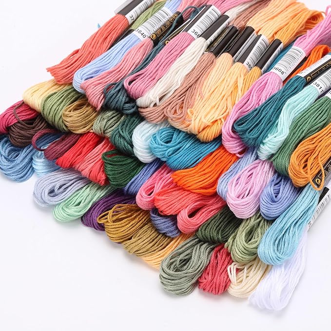300 Colors Embroidery Floss Kit - Premium Friendship Bracelet String and Yarn for Crafts, Durable Embroidery Thread for DIY Projects