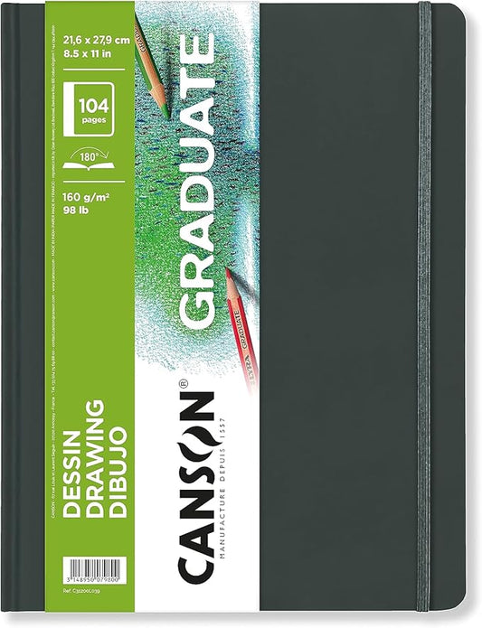 8-1/2 x 11" Canson Graduate Drawing Book