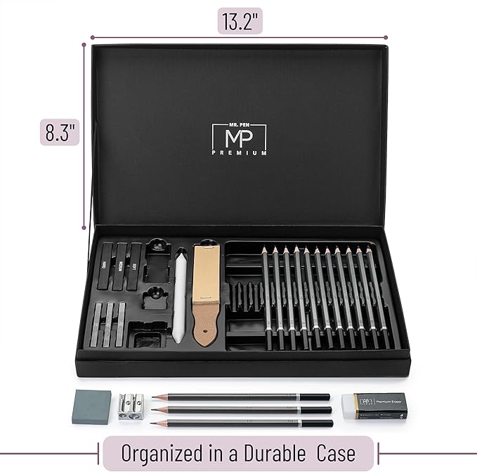 Mr. Pen- Sketching Pencils Set, 25 pcs, Art Set, Graphite Pencils for Sketching