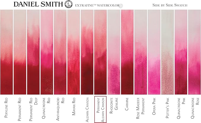 Daniel Smith Extra Fine Watercolor Paint, 5ml Tube, Permanent Alizarin Crimson, 284610185