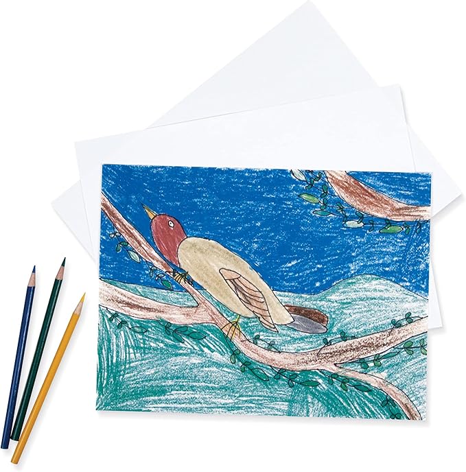 Pacon Drawing Paper, White, Heavyweight, 12" x 18", 500 Sheets