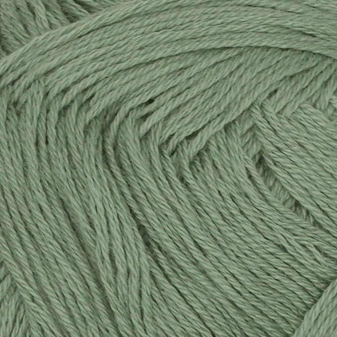 JubileeYarn Baby Soft Bamboo Cotton Yarn - 50g/Skein - Burning Sage - 4 Skeins