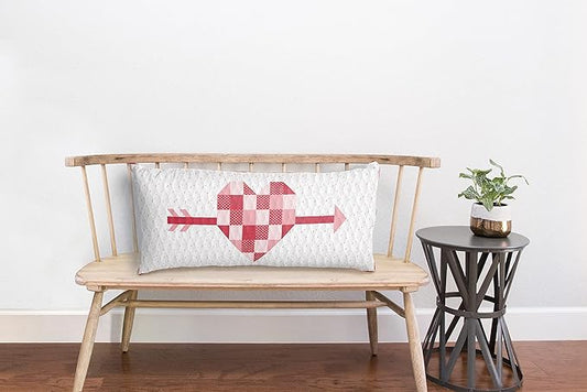 Riley Blake Quilt Project of The Month Kit: Easy DIY Designs for Every Season, for Quilting, Apparel, Crafting, and Home Decor (Bench Pillow - February)