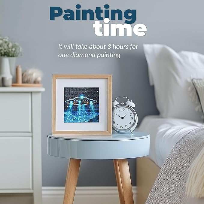 LuwoArte 6 Pack Diamond Painting Kits for Adults – Art of the Universe & Outer Space Style– Full Drill DIY Paint Gem Art for Adults – Brilliant 5D Diamond Painting Kit – Relaxing Craft for Wall Décor