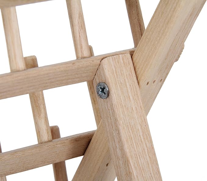 Threadart 60 Spool Cone Wood Thread Rack | Made of Hardwood, Sturdy, Freestanding or Wall Mount | Fits Mini-King Size Cones & Most Spools | For Sewing, Embroidery, Quilting, & Specialty Thread Storage